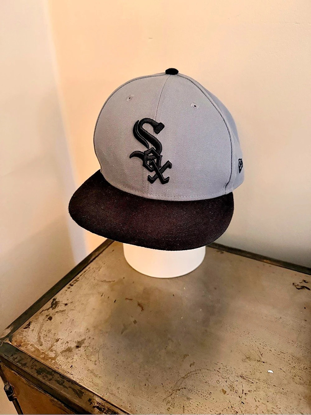 New Era Chicago White Sox New Era 59FIFTY Fitted Hat Storm Gray & Black